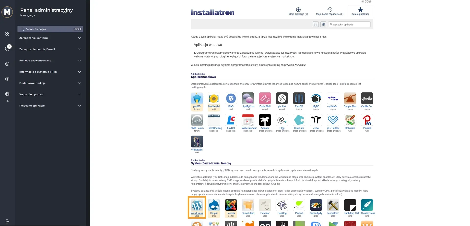 wordpress installation step 2